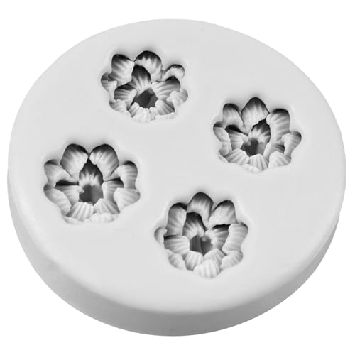 Cherry Blossom Silicone Molds 3D Flower Fondant Mold Set Of 2 - color: Style D