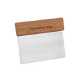 Mrs. Anderson's Baking Pastry Dough Scraper, 6 Inch, Stainless Steel And Wood, Professional Quality, For Portioning Dough And Scraping Work Surfaces - style: Dough Scraper, Wood Handle