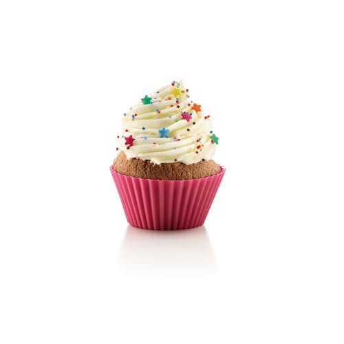 Lekue Big Muffin Cups, Multicolor, Set of 6 - size: Medium