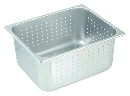 Winco , Half Size 6" Pan Perforated - size: 6" Deep