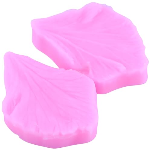 ZiXiang Flower Silicone Veining Mold Hibiscus Veined Fondant Molds Set Of 4 - color: Style H