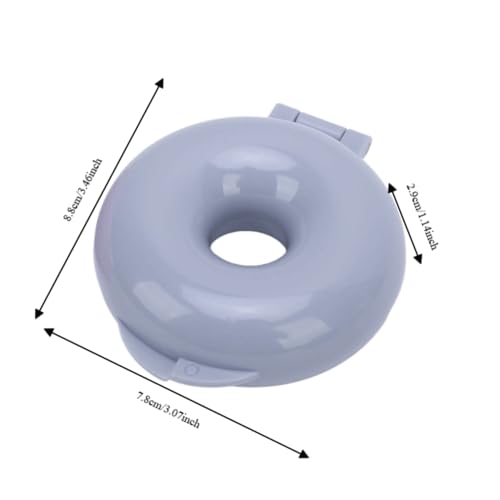 2 Pack Donut Baking Mold, Round Plastic Press Doughnut Cake Pan with Flip Design,Pink Blue for Bagel Bread Pastry DIY