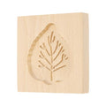 uxcell Cookie Stamp Wooden Cookie Cutter Baking Tools Leaves