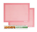 Pink Perforated Silicone Baking Mat,15.7"Lx11.8"W (Pink,2pcs)