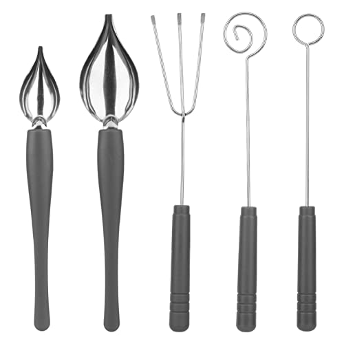 Plating Spoons,5Pcs Culinary Precision Drawing Decor Spoon Set