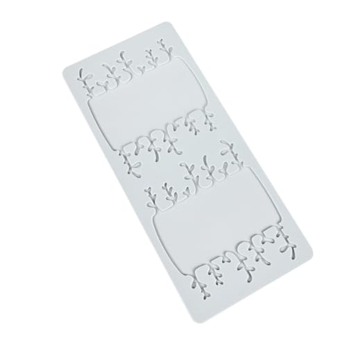 TUKE Tree Embossing Mold Silicone for Fondant & Chocolate - size: C_ Sapling
