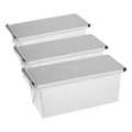 USA Pan Bakeware Pullman Loaf Pan With Cover, Nonstick & Quick Release Coating, Made in the USA from Aluminized Steel, 9 x 4 inch (Pack of 3) - size: 9 x 4 inch (Pack of 3), style: with Lid