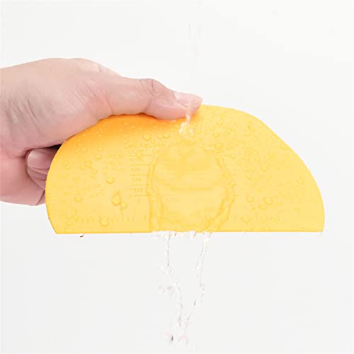 Dough Scraper Bench Scraper for Baking,3 Pieces Food Safe Plastic Dough/Cake/Bread/Pizza Cutter for Kitchen tools - color: Green,Yellow