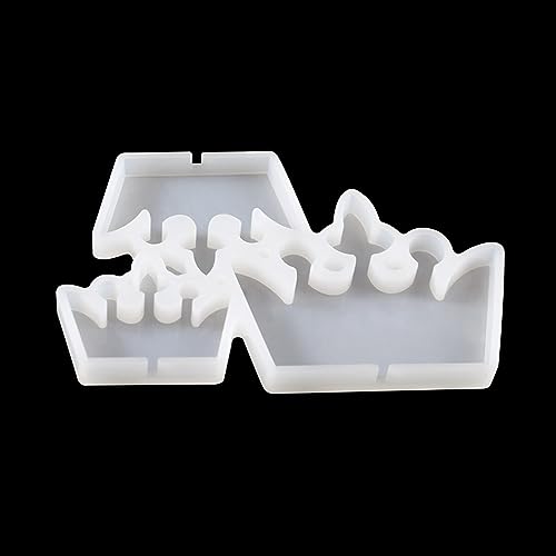mostsom 3D Crown Shape Silicone Lollipop Mold DIY Chocolate Soap Forms Baking Mould Pastry Bakeware Cake Decorating Tools 2PCS (F_ Crown) - size: F_ Crown