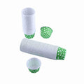 100Pcs Polka Dot Baking Cups, Mini Muffin Cupcake Liners (Green) - color: Green