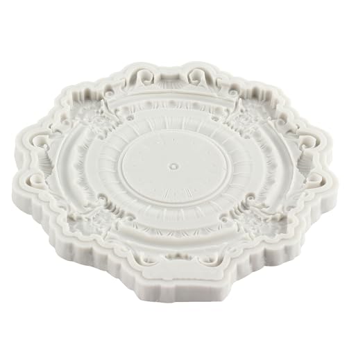Baroque Fondant Molds Steampunk Clock Silicone Mold - color: Style G