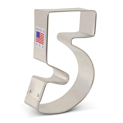 Ann Clark Number Five / #5 Cookie Cutter, 3.25" Made in USA