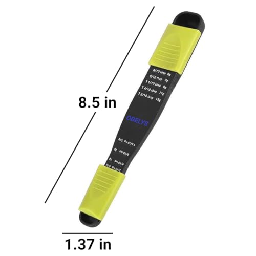 Adjustable Measuring Spoon Set – Black & Green Kitchen Tool for Precise Measuring | Ideal for Dry & Liquid Ingredients | Space-Saving, Easy-to-Use, Dishwasher Safe | Pack of 2 for Cooking & Baking
