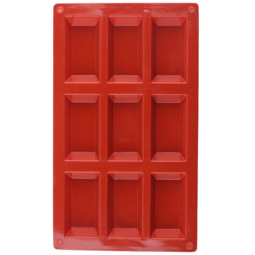 9 Cavity Trapezoid Blocks Silicone Candy Molds - color: Style C