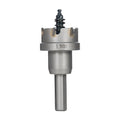 BLACK CANYON 1-7/32 Inch TCT Hole Cutter, Carbide Tipped with 3-Flat Shank – Spring-Loaded Pilot Bit for Precision Metal Drilling - size: 1-7/32"