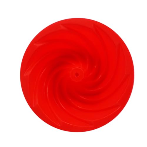 4 Inch Fluted Tube Spiral Silicone Cake Pan, Nonstick Baking Mold - size: 4 Inch-Spiral-4 Pack