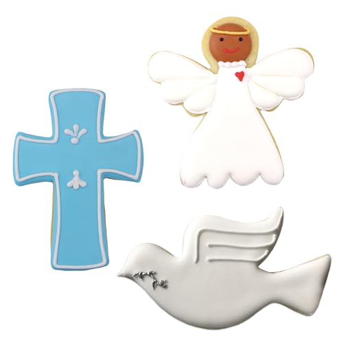 Ann Clark Religious Christmas Cookie Cutters Set of 3, Made in USA