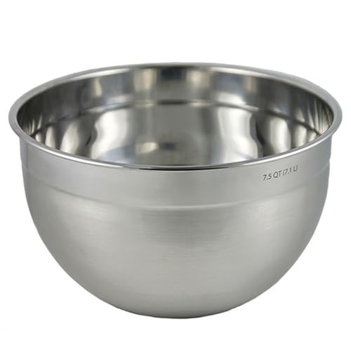 Tovolo Extra Large Stainless Steel Mixing Bowl 7.5 Quart for Bread Kneading - size: Single (7.5 Quart)