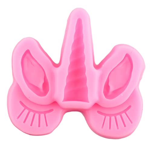 Mujiang Unicorns Silicone Mold Unicorns Ears Horn Fondant Molds Set Of 4