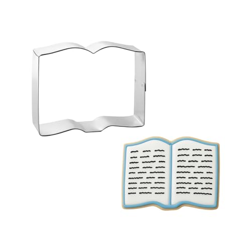 Open Book Cookie Cutter 3.75 in B1524