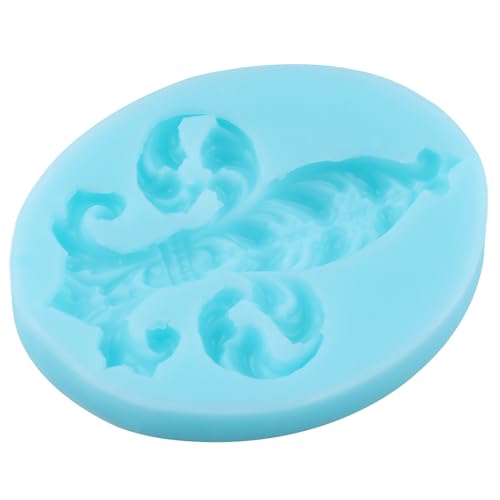 Baroque Fondant Molds European Relief Scroll Silicone Molds - color: Style J