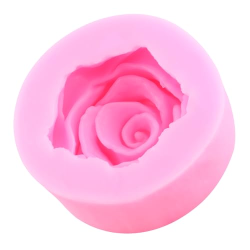 Bloom Rose Flower Fondant Molds Rose Flower Silicone Mold Set Of 2 - color: Style P