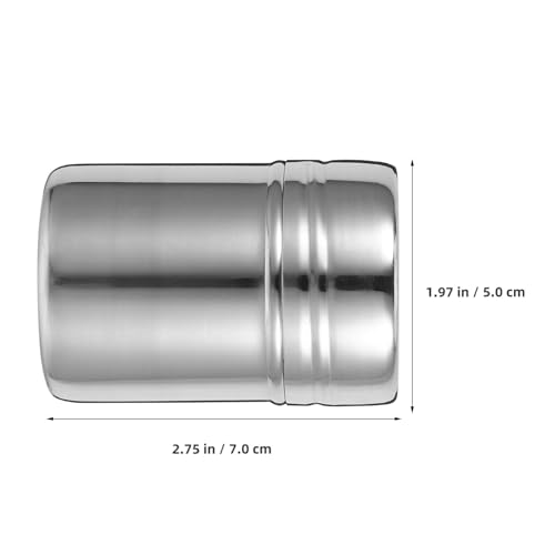 ABOOFAN Stainless Steel Sugar Powder Shaker with Lid Fine Mesh 2.75 in - size: 7.00X5.00X5.00CM
