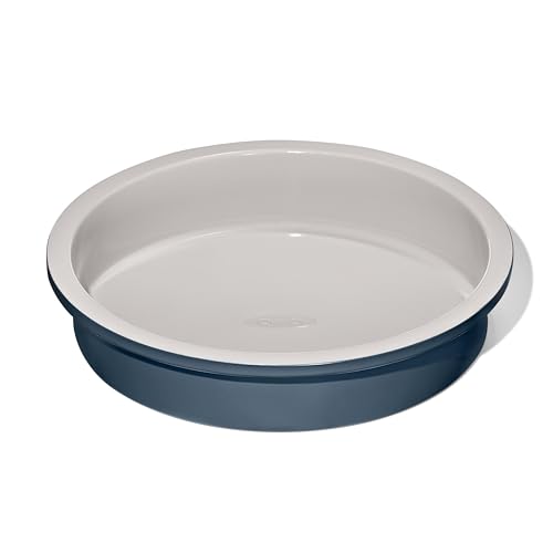 OXO Good Grips Non-Stick Pro Ceramic Coated 9-Inch Round Cake Pan - color: Storm Blue, size: 9" Round Cake Pan