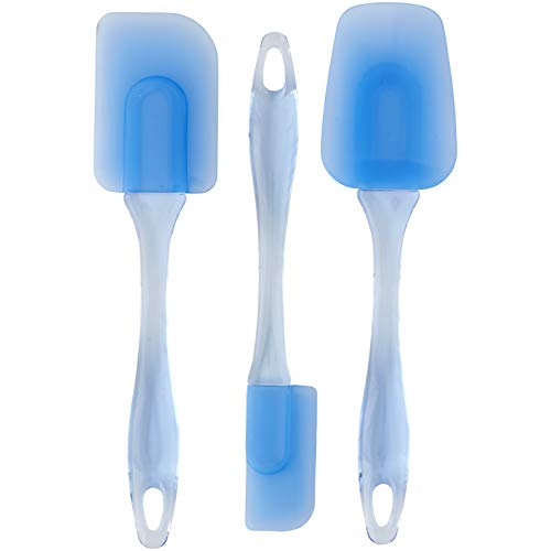 Wilton Easy Flex Silicone Spatula Set, Frosting, 3-Piece