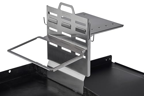 Chef Master Griddle Shelf & Steam Pan Insert Combo, Grill Organizer Caddy - color: Griddle Shelf + Steam Pan