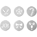 Wilton 6-Piece Fit Right Holiday Cookie Disc Set
