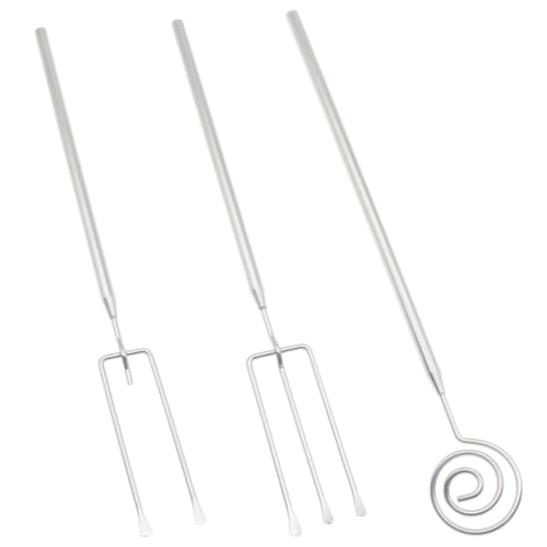 3 PCS Dipping Tool Stainless Steel Chocolate Drizzler Tool - size: SS-3