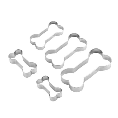 MrCookie Dog Bone Cookie Cutters,Thickened Stainless Steel,2.32-4.8 inches - color: Dog Bone
