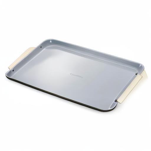 Caraway Non-Stick Ceramic-Coated 18" x 13" Baking Sheet - color: Black, size: Large 18" x 13"