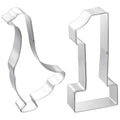 Honeydak 2 Pcs 5 Inch One Silly Goose Party Supplies Goose Cookie Cutter - style: Goose
