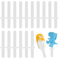 WMKGG 16 PCS Popsicle Plastic Sticks Reusable,Ice Pop Sticks - color: Popsicle Plastic Sticks