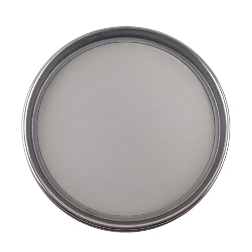 LABALPHA 1200 Mesh Lab Sieves, Test Sieve #1200 Mesh, 4'' Diameter, 304 Stainless Steel Wire Cloth (0.013mm) - size: 1200 mesh (0.013mm)