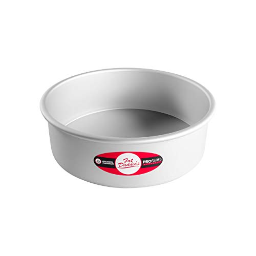 Fat Daddio's PCC-93 Anodized Aluminum Round Cheesecake Pan, 9 x 3 Inch - size: 9 x 3 Inch, style: 3" Depth