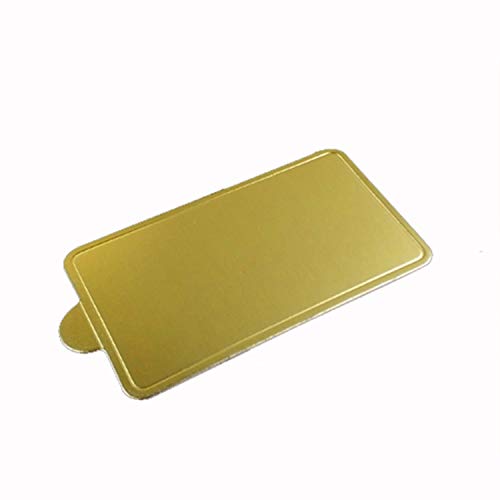 100 pcs 4.25"x2.36" Mini Cake Boards, Rectangular Cardboard Set - size: Rectangular