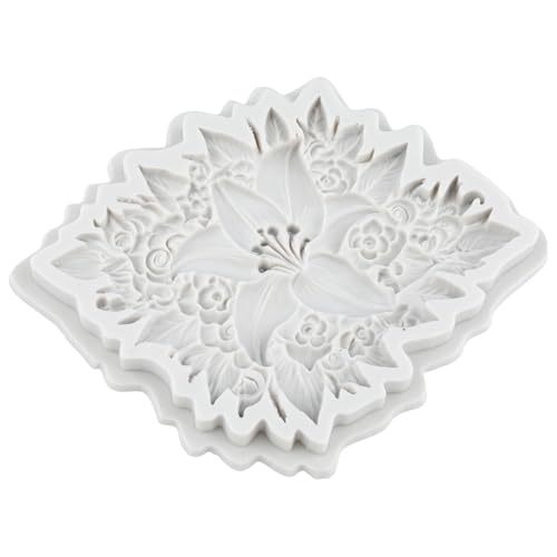 Lily Flower Silicone Mold Flower Fondant Molds Flowers Mold - color: Style G