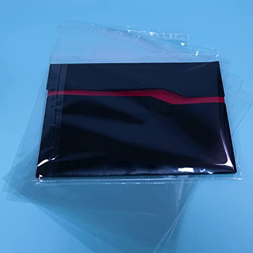 iMailer 500 Pack 10" x 13" Clear Cellophane Bags Self Seal - size: 10x13 Inch (Pack of 500)