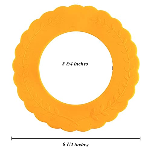 Webake Mini Pie Pan and Mini Pie Shield, 4pcs Mini Pie Tins and 4pcs Mini Silicone Pie Crust Protector