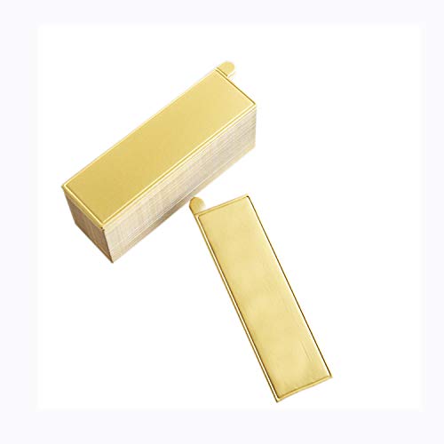 100 pcs 5.12"x1.57" Rectangular Cake Boards, Mousse Cardboard - size: Long bar rectangular - Gold