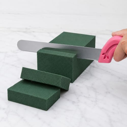 FLOFARE Floral Foam Knife for Professional Cutting of Flower Foam Blocks Useful for Fresh & Artificial Flower Arrangements, Florist Supplies for DIYs, Arts, Crafts & Weddings - 14.2 inch Pink - size: 14.2" Florist Knife