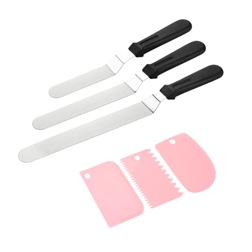 Offset Icing Spatula Set, Stainless Steel Cake Decorating Tools