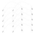 10 Pack Cake Slicer Wires Stainless Steel Cake Cutting Wire Replacement for Precise Layer Cutting Compatible with Cheese Slicer and Bread Slicing Tools 12.59 Inch