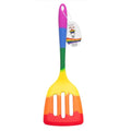 Cooking With Pride Non-Stick Slotted Turner, Heat-Safe Silicone With Iron Core, 12-Inch - size: Slotted Turner - 12 Inch