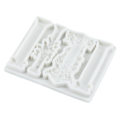 European Roman Column Silicone Mold Baroque Pillars Fondant Molds - color: Style C