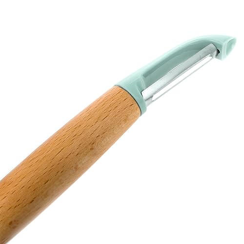 Beille Kitchen Gadget Pastel Lancashire Peeler Wooden Handle Cooking Tool - style: Lancashire Peeler