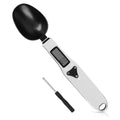 Electronic Food Measuring Spoon, Stainless Steel Digital Scoop Scale Small Baking Weight Cup with LCD Display 300g/0.1g High Precision Gram Kitchen Gadgets for Home Kitchen